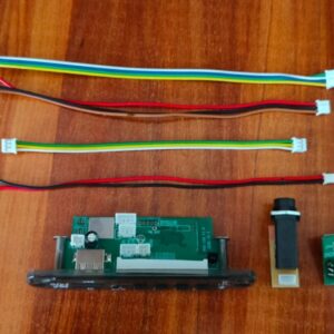Pagaria White Display Bluetooth Kit with Encoder and Mic Socket